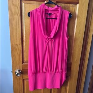 #12 - Express Pink Sleeveless Relaxed Tunic